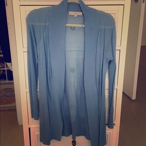 Loft long light blue sweater
